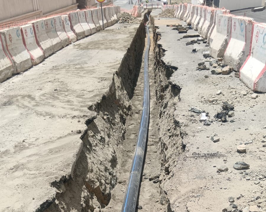 مشروع انشاء شبكات المياه